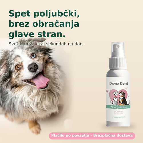 Dovia Dent – zobno pršilo za pse